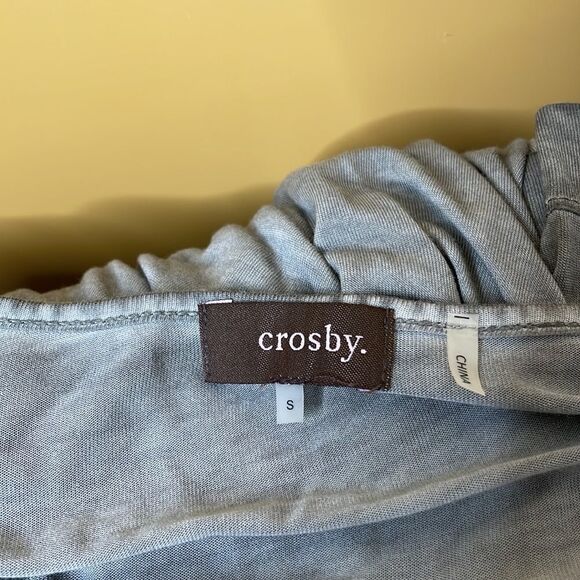 Crosby Lightweight Soft Top with Sequins Sides Shirt Boho Size Small Oversized - Picture 6 of 8